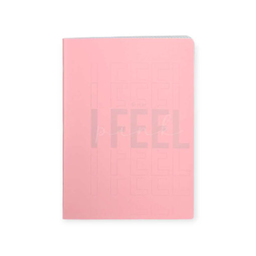 Picture of A5 I FEEL COLOUR LINED NOTEBOOK 80 PGS PINK